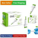 Pro Safety Lancets, Top Push Button Activated, 21G 2.4MM, 100/BX, Sterile, .... Fixed Price $17.72.