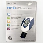 Microlife PEF1 Digital Peak Flow & FEV1 Meter Monitor Asthma Copd PF100. Fixed Price $21.00.