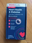 Cvs Health At Home Heart & Diabetes Test Kit No Lab Fees Exp 5/31/2027 Sealed. Fixed Price $18.94.