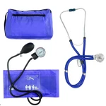 Emi Royal Blue Sprague Rappaport Stethoscope And Aneroid Sphygmomanometer Man.... Fixed Price $41.34.
