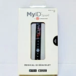 Endevr My Id Sport Medical Bracelet Black & Gray X-small 6.1 Inch New. Fixed Price $19.99.