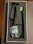 3M Littmann Cardiology Iv Stethoscope, 6165, Rainbow-finish Chestpiece Black 27". Fixed Price $97.99.
