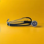 Omron 416-22-BLK Sprague Rappaport Style Stethoscope, Black With Clear Piece. Fixed Price $10.00.