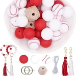 Silicone Beads For Keychain Making Kit Rubber Bulk Pen Jewelry Brac.... Fixed Price $40.51.