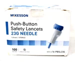 Mckesson 16-PBSL23G Push-button Safety Lancet 1.8 Mm Depth 100/BX. Fixed Price $15.99.