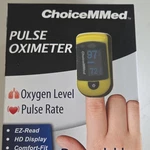 Choicemmed Fingertip Pulse Oximeter Yellow Ez-read Hd Display Comfort-fit. Fixed Price $18.00.