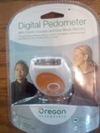 Oregon Scientific Tiny Digital Pedometer With Calorie Counter And 1 Week Memory. Fixed Price $14.00.