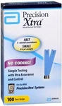 Abbott Precision Xtra Blood Glucose Strips Reliable Simple Testing 100 Each. Fixed Price $213.38.