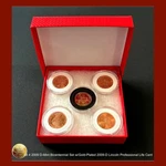 2009-D Set W/gold-plated Professional Life Cent In Capsule & Deluxe Gift Box. Fixed Price $34.80.