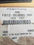 Oem Ford F87Z-7820001-BAC Partial Stripe Kit 1998 Explorer. Fixed Price $38.95.