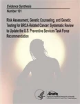 Risk Assessment, Genetic Counseling, And Testing For Brca-related Cancer. Fixed Price $39.00.