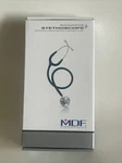 Acoustica Lightweight Stethoscope Adult Dual Head Black MDF747XPBO D1. Fixed Price $17.50.