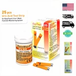 Easytouch Blood Uric ACID-25 Test Strips/ Box-exp Date:oct 2025-US Free Shipping. Fixed Price $69.00.