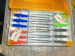 12 Pcs Medtronic Metrx Ii Bayonet CURETTE,3.6, 4.4, 5.2, 7.2MM, Reverse Ang Inst. Fixed Price $449.00.