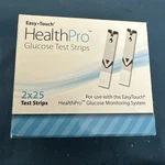 **easy Touch Healthpro Glucose Test Strips 50 Count Diabetic 1 Box Exp 4.26. Fixed Price $11.99.