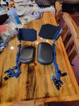 Medline Wheelchair Leg Rest Elevating Blue WCA806985HCH2.. Fixed Price $69.99.