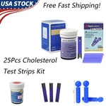 25PCS Cholesterol Test Strips Kit Fit For Accu-answer 4-IN-1 Meter. Fixed Price $37.71.