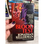 Blood Test Jonathan Kellerman Paperback Psychological Thriller Novel 1987. Fixed Price $11.99.
