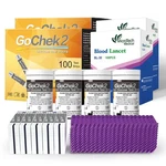 Blood Glucose Test Strips Lancets Immune Oxygen GOCHECK2 200 Count. Fixed Price $48.66.