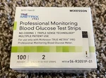 Mckesson True Metrix Pro Blood Glucose Test Strips 100 Pack - Exp. 1/31/2027. Fixed Price $24.99.