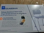 Medline Aluminum Bath Bench With Back, 400-LB Capacity. Fixed Price $31.99.