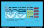 Scale Canadian National 1501 Cn Test Track Rdc Decal Set. Fixed Price $14.24.