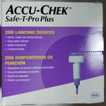 Accu-chek Safe-t-pro Plus Lancing Devices Three Depth Settings 23 Gauge -200/BOX. Fixed Price $50.00.
