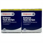 2X Walgreens Ketone Test Strips Reagent For Urinalysis 100CT Exp 11/26. Fixed Price $19.99.