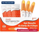 Ihealth Pregnancy Test 3-PACK, Early Detection Ultra-sensitive Results 6 Days Be. Fixed Price $12.99.