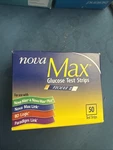 Nova Max Test Strips 50 Count 2/2027. Fixed Price $15.00.