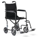 Medline Durable Folding Steel Transport Wheelchair With Swing-away Footrests,. Fixed Price $120.00.