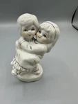 Vintage High Gloss Ceramic Wedding Cake Topper, Young Bride And Groom Figurine. Fixed Price $12.99.