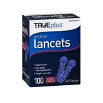 Sterile Lancets 30G 100 Each By Trueplus. Fixed Price $7.60.
