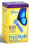 Abbott Therasense Freestyle Lancets 28G Sterile Very Thin Stainless Steel 100 Ct. Fixed Price $18.04.