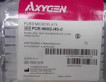 Axygen Microplate PCR-96M2-HS-C Well Half Skirt Clear Single Notch 9PCS. Fixed Price $49.99.