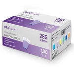 Medt - Pressure Activated Safety 28G X 1.8MM 100 Count (pack Of 1), Purple. Fixed Price $16.40.