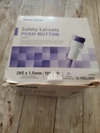 Mckesson Push Button Safety Lancets Gauge Sterile 100 Count 16-PBSL28GX. Fixed Price $19.99.