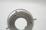 Agfa Ambi Silette Lens Onto Fuji Fx Mount Adapter With Lock Plates. Fixed Price $85.00.