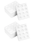 Porcelain Spot Plate, 10 Pack 12 Wells Micro Test Tray For Lab Analysis, Tea. Fixed Price $50.61.