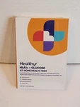 Healthyr - HBA1C + Glucose At Home Test Blood Sugar Expires 07/31/25. Fixed Price $19.99.