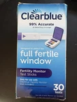 Clearblue Fertility Monitor Test Sticks 30 Count Exp. 1-31-28. Fixed Price $59.00.