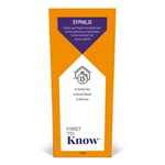 First To Know Syphilis Kit, 1 At-home Test, Results Minutes. Fixed Price $32.46.