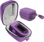 Fingertip Pulse Oximeter Case Only For Zacurate Pro 500DL, 500BL, Purple. Fixed Price $16.09.