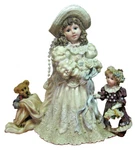 Yesterday's Child Figurine, Young Girl's Wedding Dress "i Wanna Be...a Bride". Fixed Price $32.95.