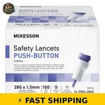 Mckesson Safety Lancets - 28 Gauge Needle, 100 Count. Fixed Price $40.99.