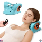Portable Neck Traction Device, Cervical Stretcher With Heating & Vibration. Fixed Price $87.48.