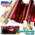 Premium Liquid Metallic Dragon Blood Red Car Vinyl Wrap Sticker Decal Sheet. Fixed Price $19.92.