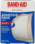 Aid Adhesive Bandage Pads Lightweight Protection Large Size Nonstick 10CT. Fixed Price $11.66.