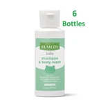 6 Pk Medline Remedy Baby Shampoo Body Wash Tear Free Powder Scent Flip Top 2 Oz. Fixed Price $19.98.