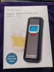 Alcohawk Slim Digital Breathalyzer Alcohol Detector W/ Mouthpieces. Fixed Price $10.99.
